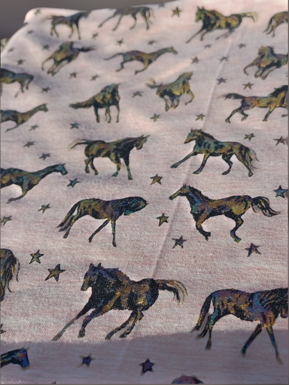 Colsjaal metallic paarden