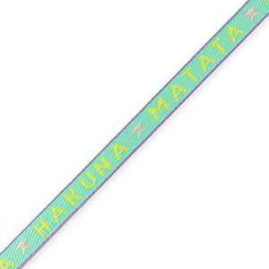 Hakuna matata ribbon strap