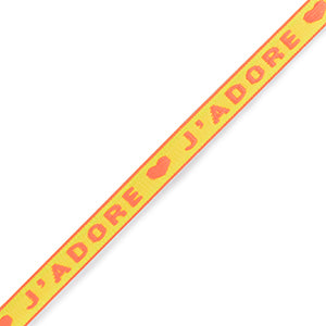 Fluo I Love Ribbon Ribbon