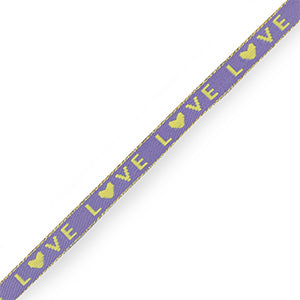 Purple love ribbon