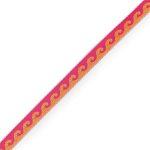 Rose/orange wave ribbon strap