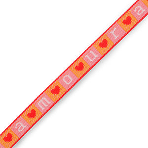 Amour ribbon strap