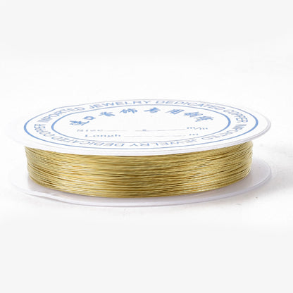 Roll of gold jewelry wire