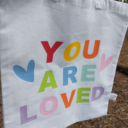 You are loved totebag