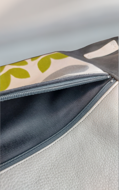 Gray toiletry bag