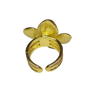 Blossom ring goud