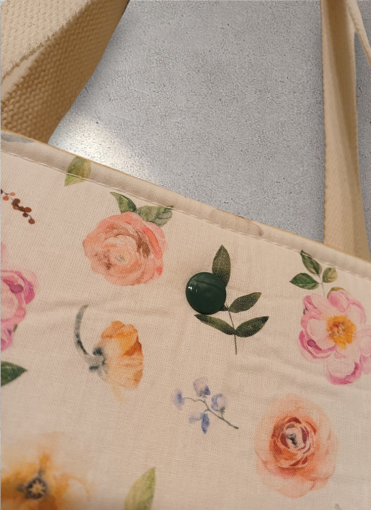 Vintage bloom handtas