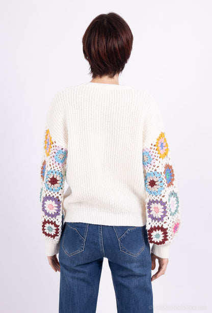 Fleur Boho Crochet Cardigan
