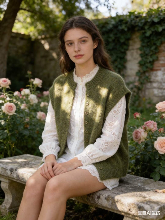 Pippa sleeveless cardigan