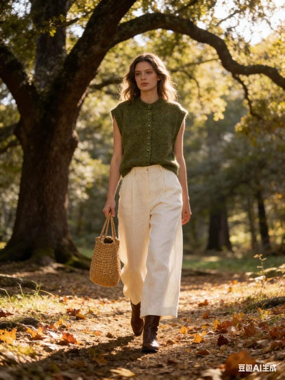 Pippa sleeveless cardigan