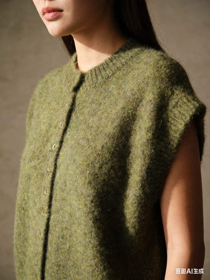 Pippa sleeveless cardigan