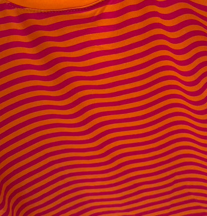 Bo gestreepte mouwloze top