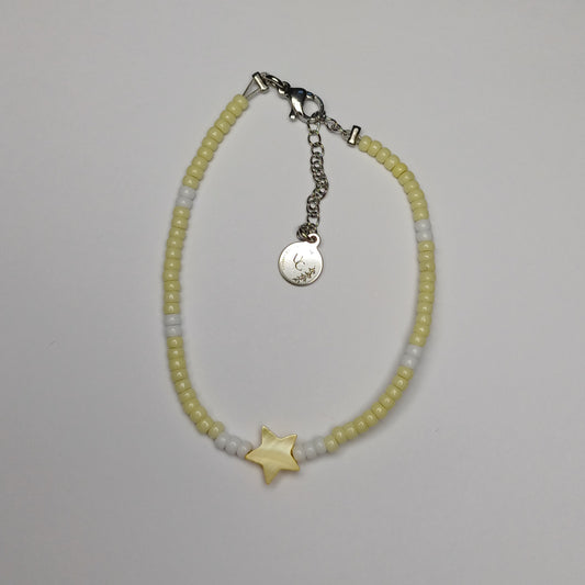 Yellow star bracelet