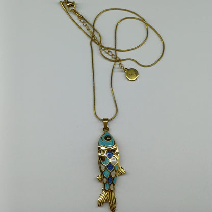 Kleurrijke vis ketting