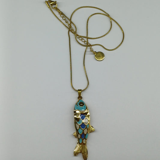 Kleurrijke vis ketting