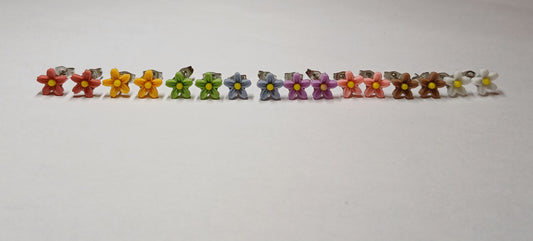 Flower earrings