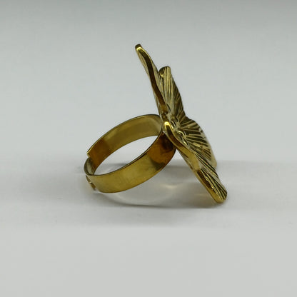 Blossom ring goud
