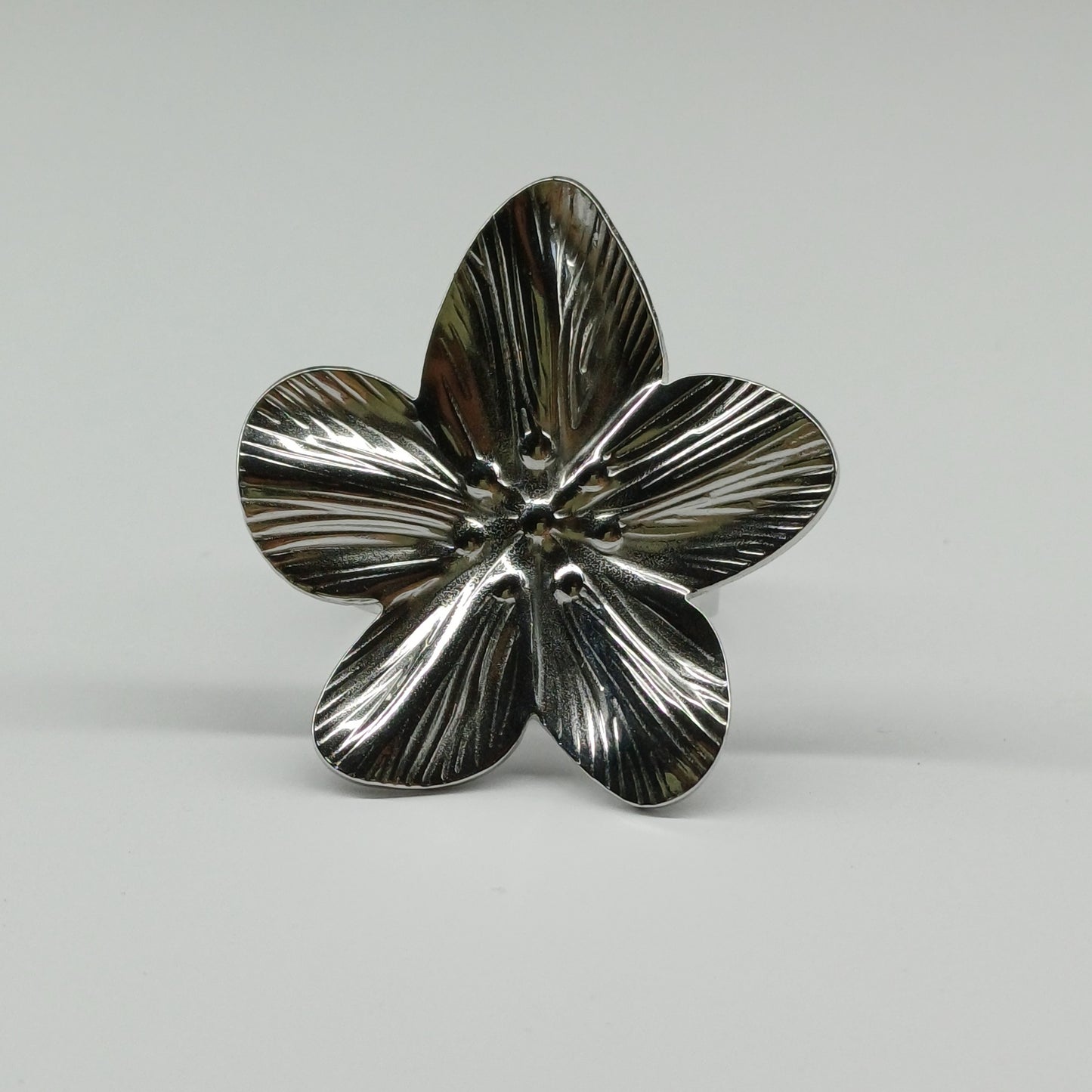 Blossom ring zilver