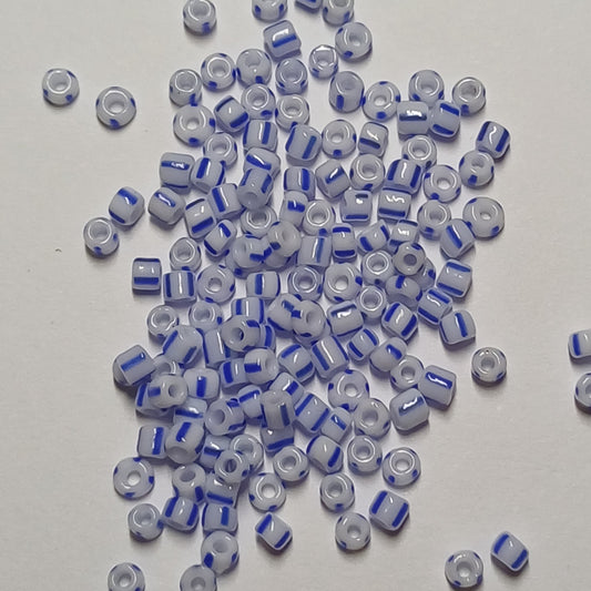 2mm streep kralen wit