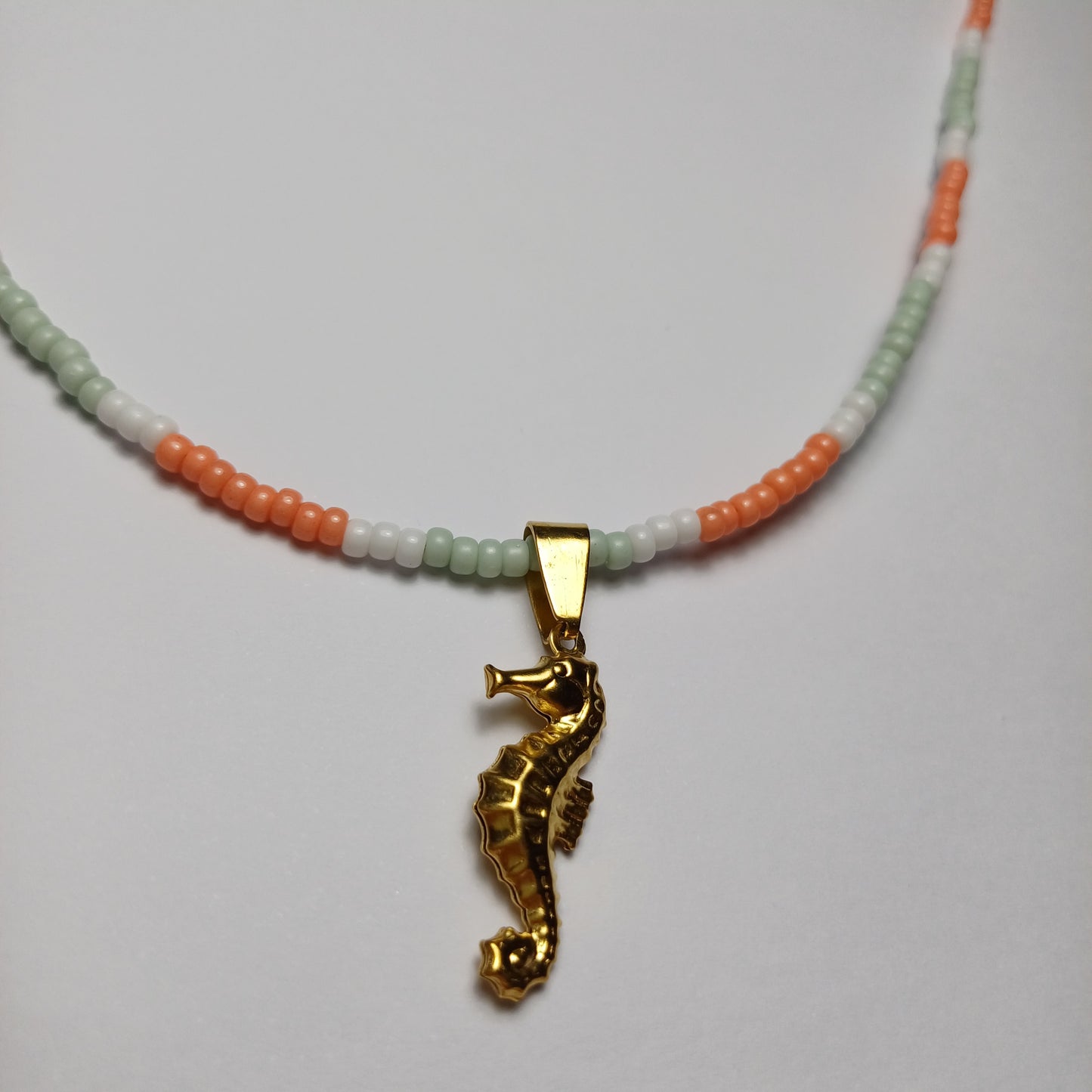 Sea horse ketting