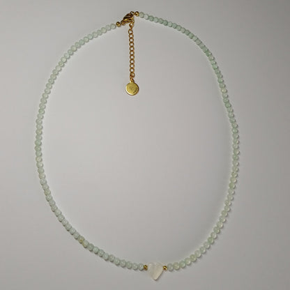 Stenen hart ketting