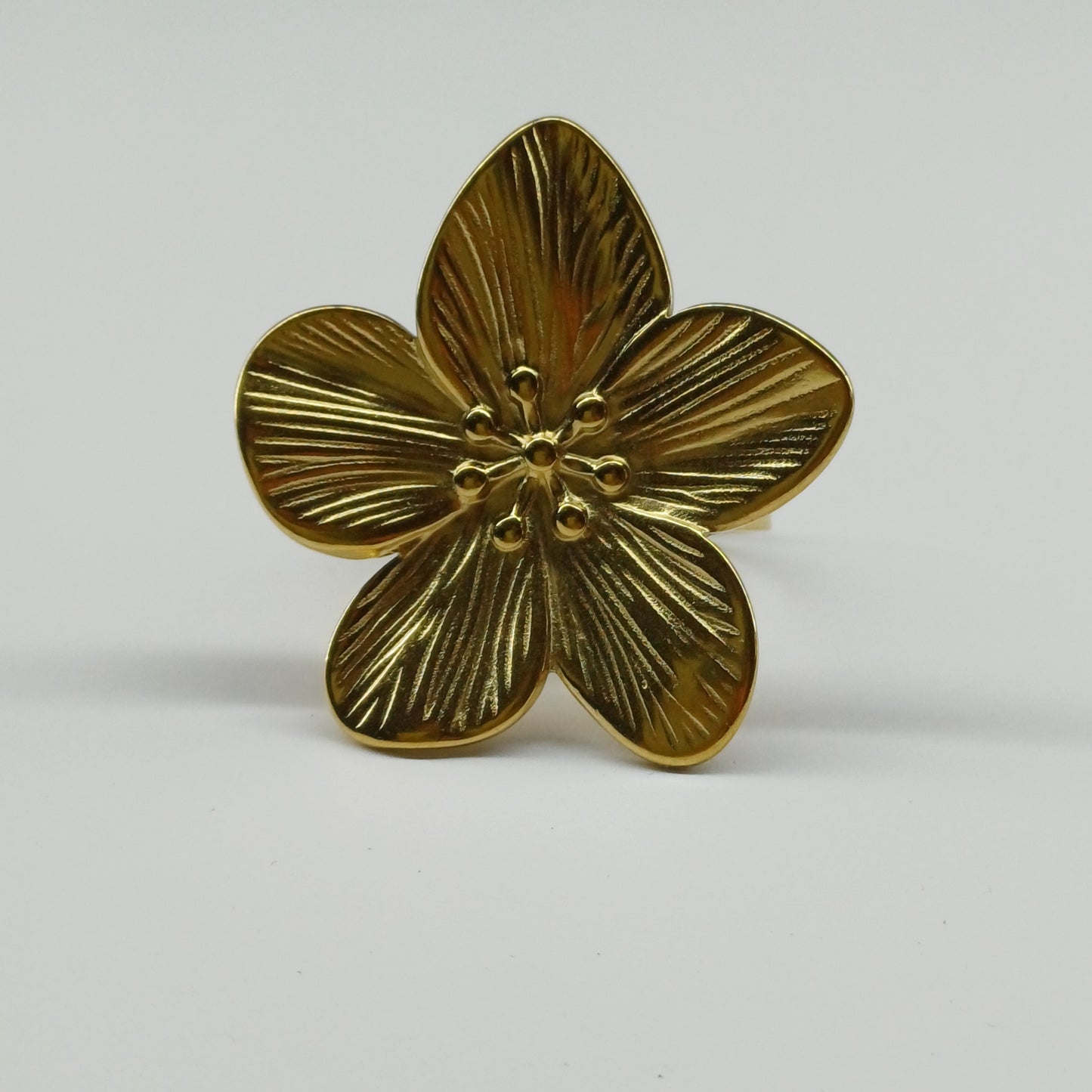Blossom ring goud