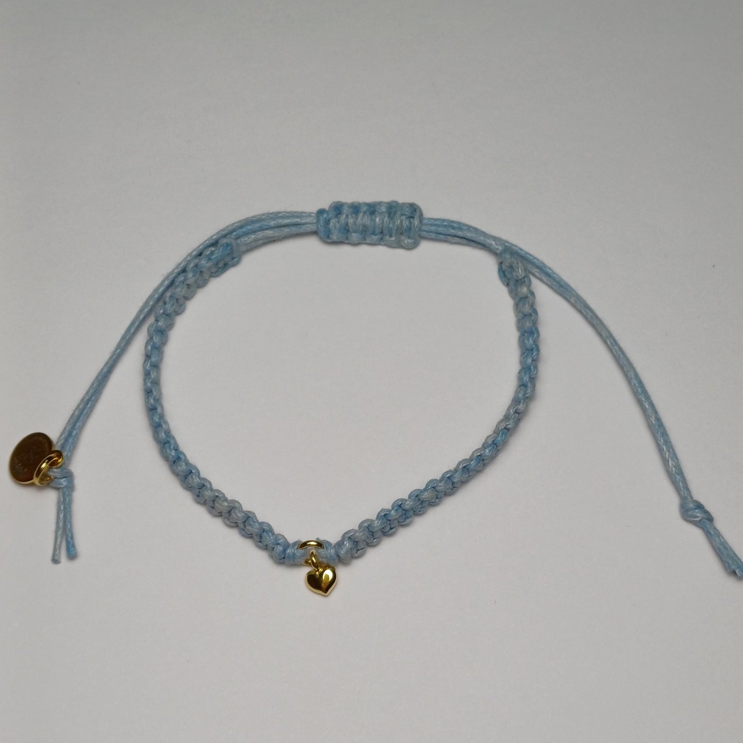 Blue heart bracelet