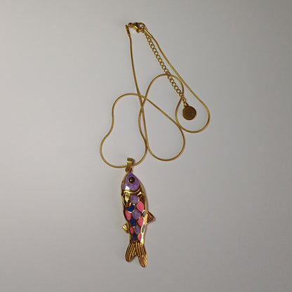 Kleurrijke vis ketting