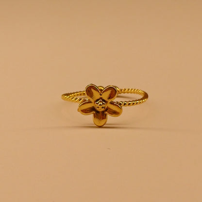 Golden Daisy Ring