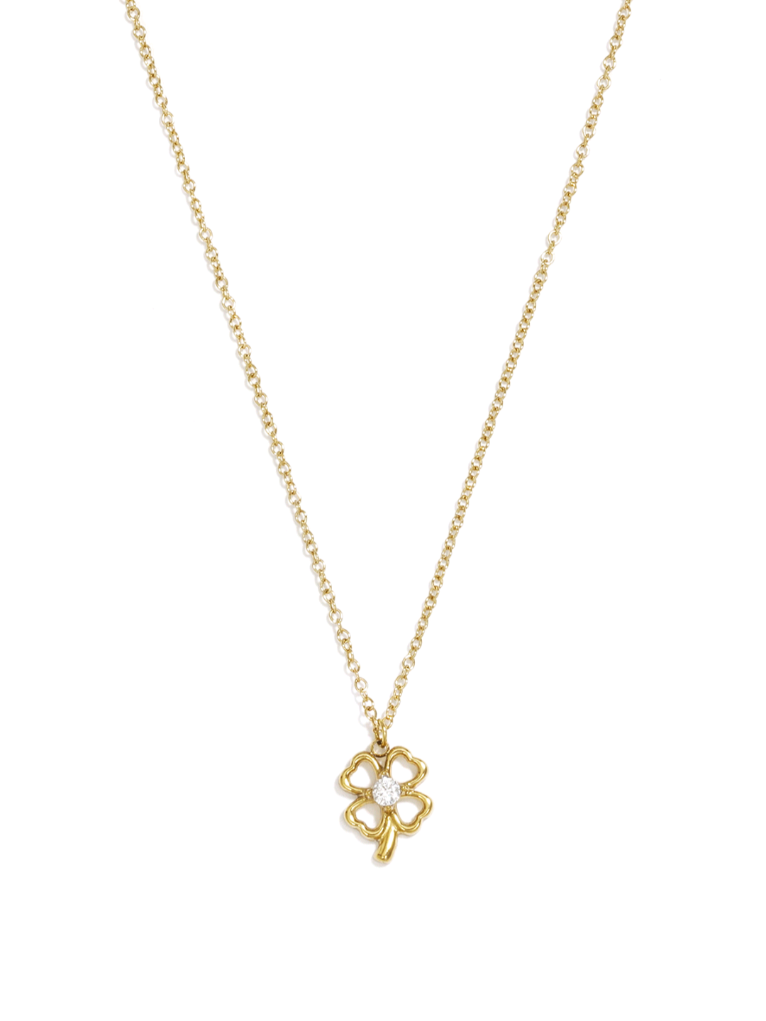 Sparkling Clover Chain gold