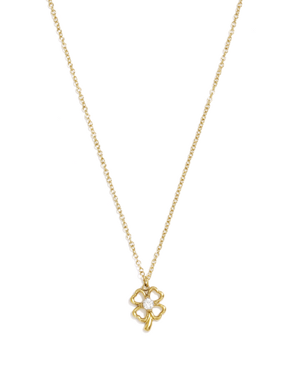 Sparkling Clover Chain gold