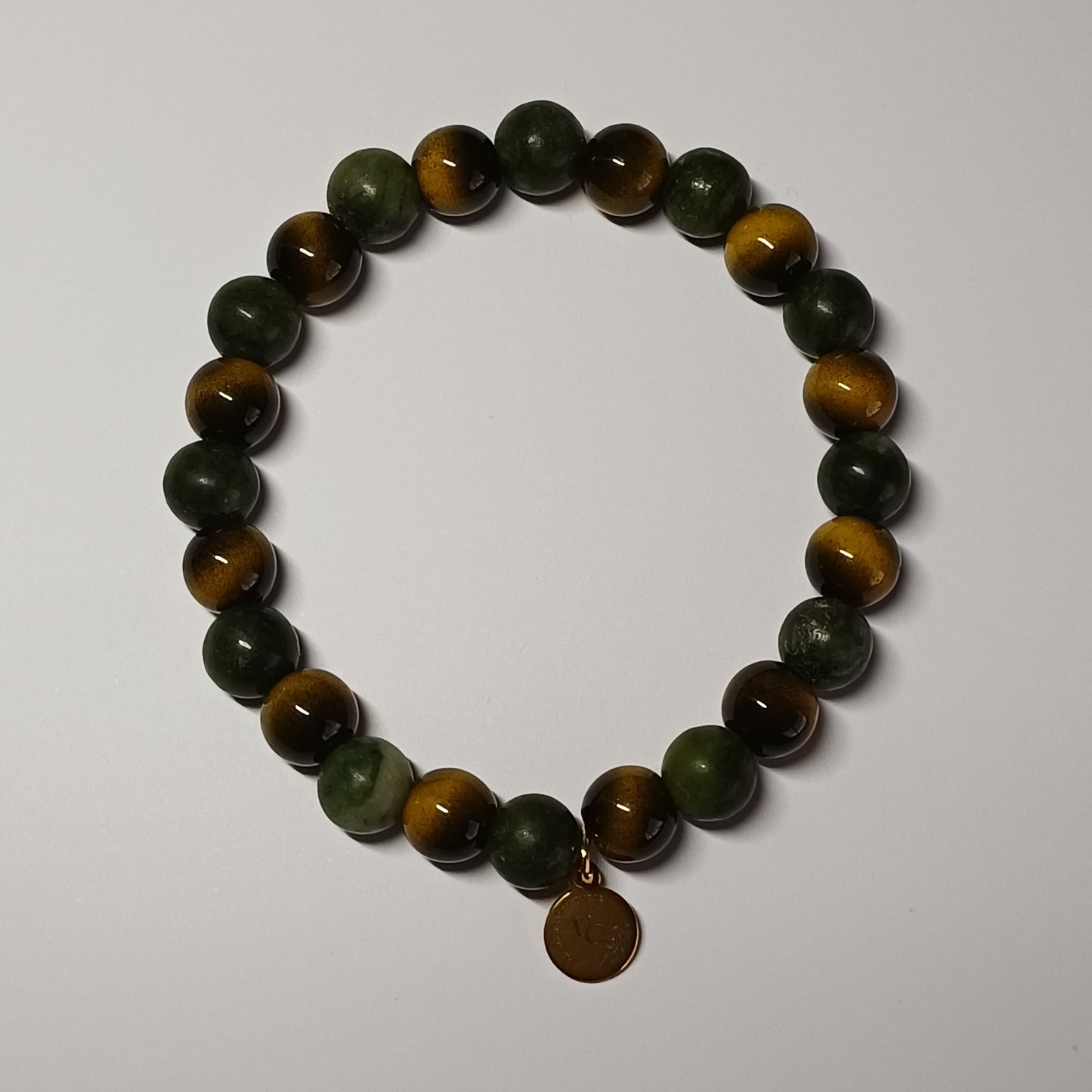 Tijgeroog steen armband 2