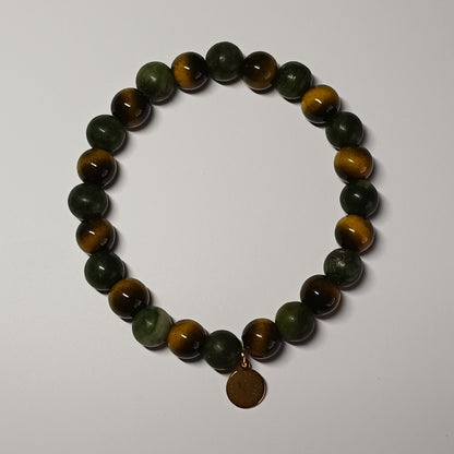 Tijgeroog steen armband 2
