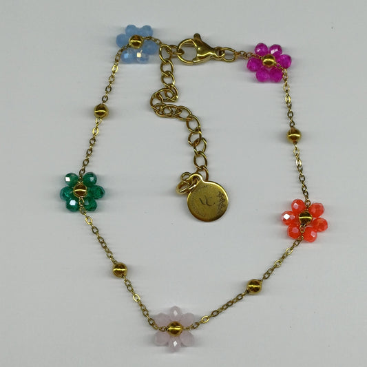 Happy flowers bracelet