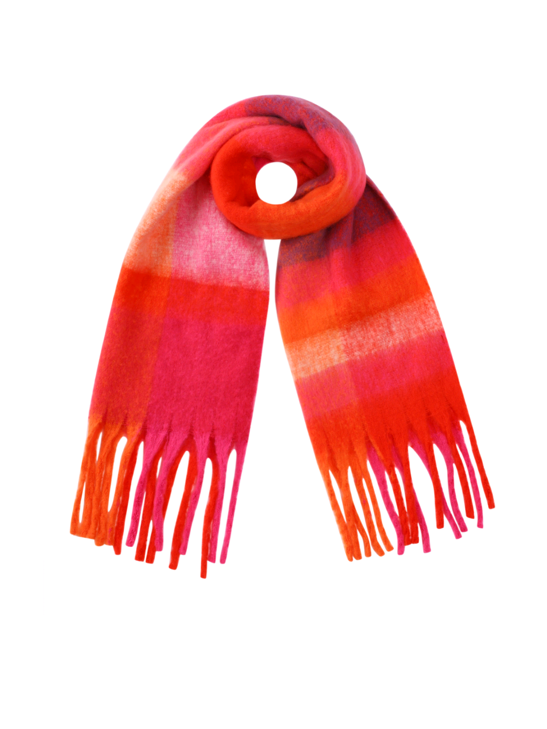 Sunset Pink & Orange Scarf