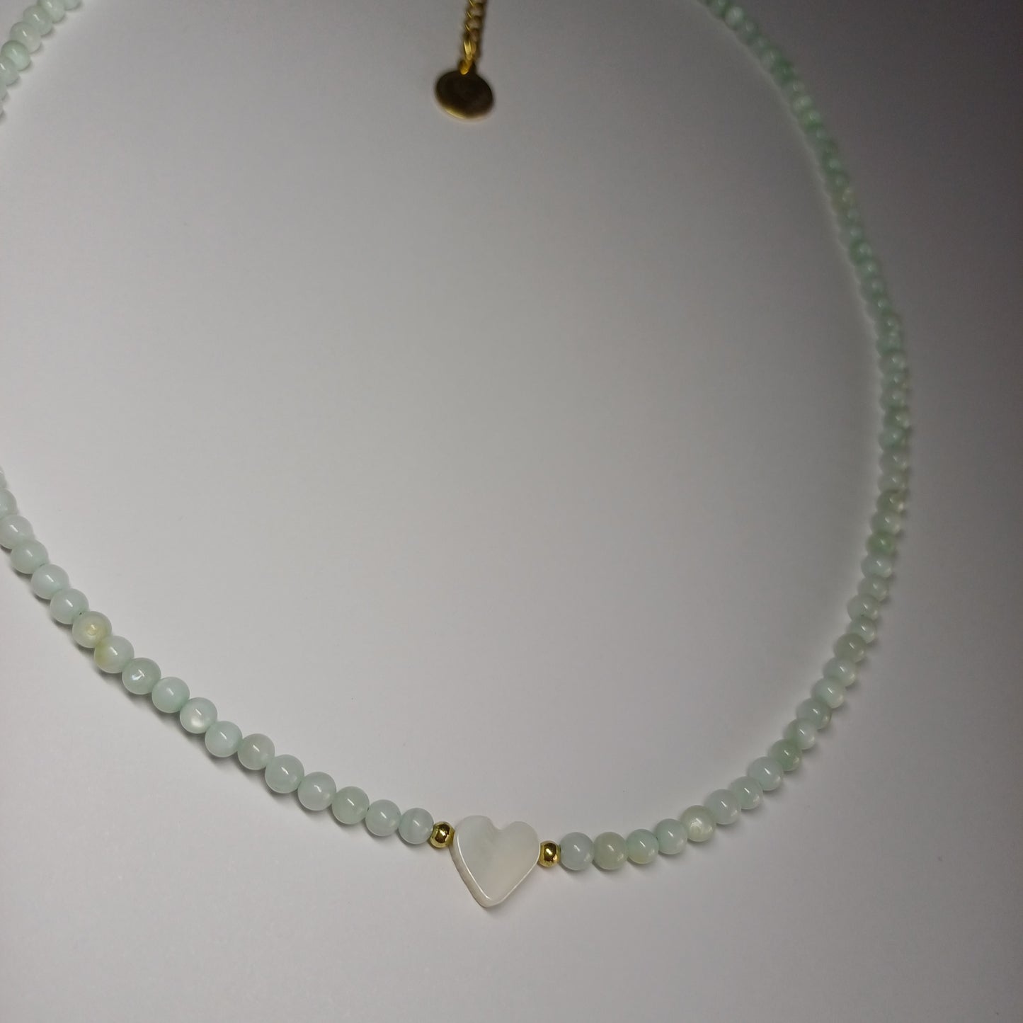 Stenen hart ketting