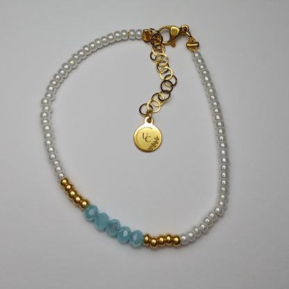 Blue diamond bracelet