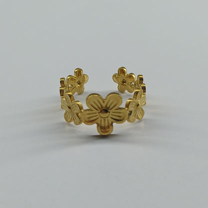 Bloom ring gold