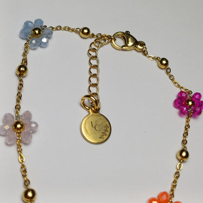 Happy flowers bracelet