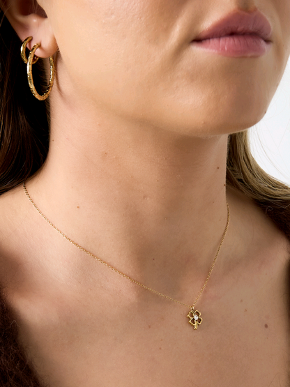 Sparkling Clover Chain gold