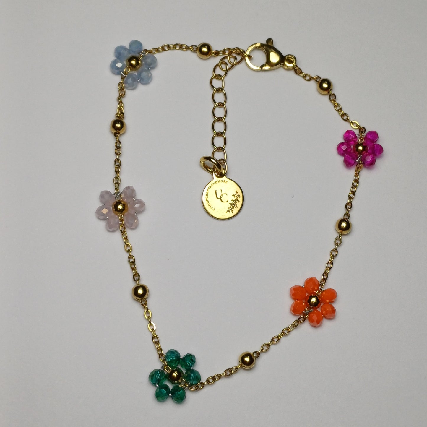 Happy flowers bracelet