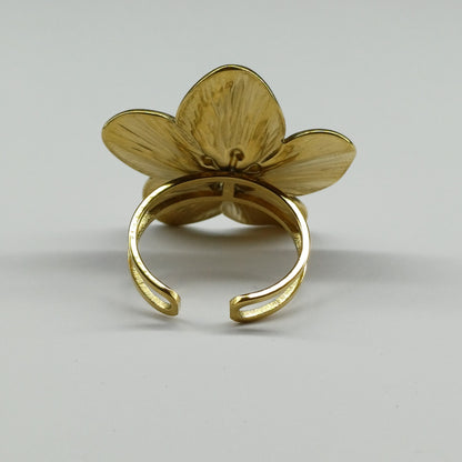 Blossom ring goud