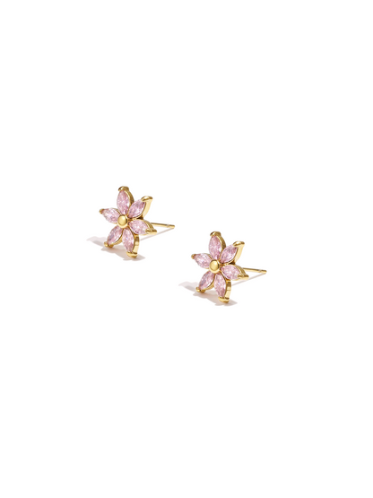 Pink Blossom Studs
