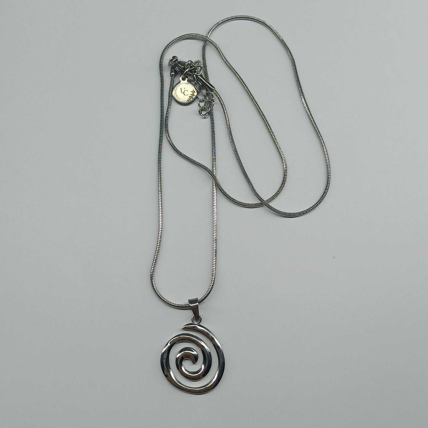 swirl chain silver