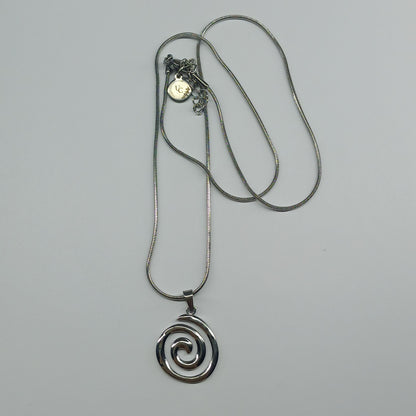 swirl chain silver