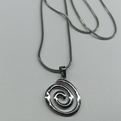 swirl chain silver