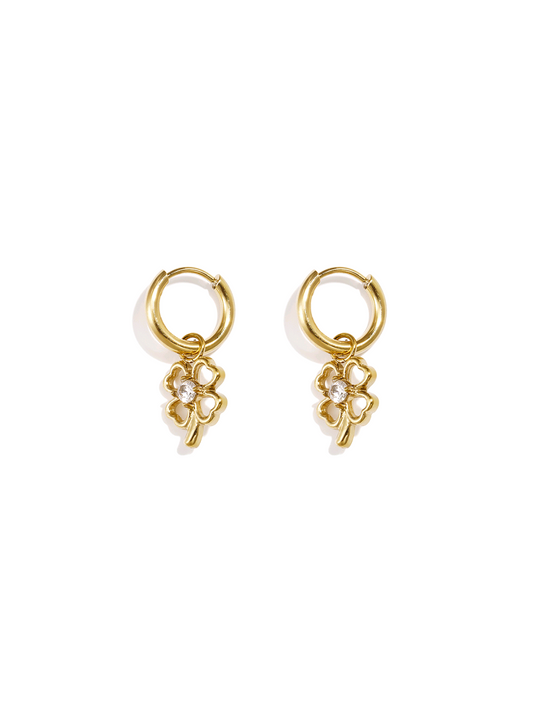 Sparkling Clover earrings