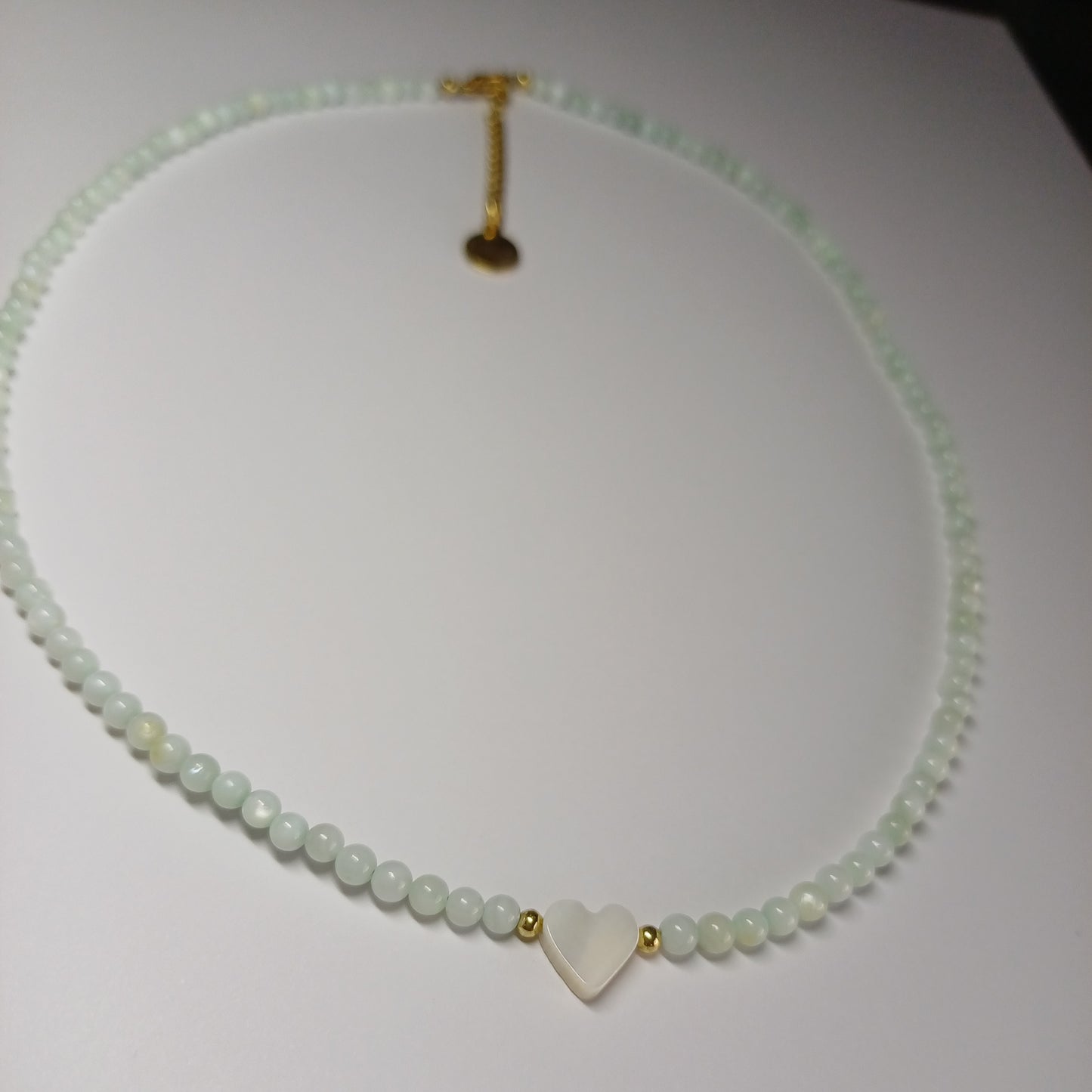 Stenen hart ketting