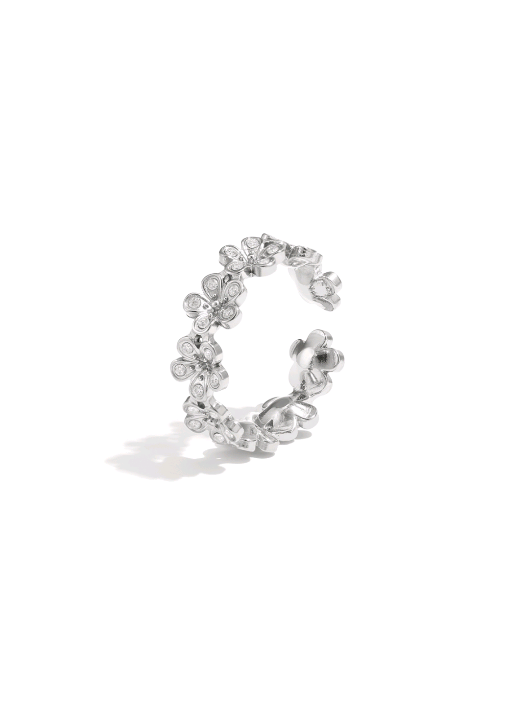 Daisy Field Ring silver
