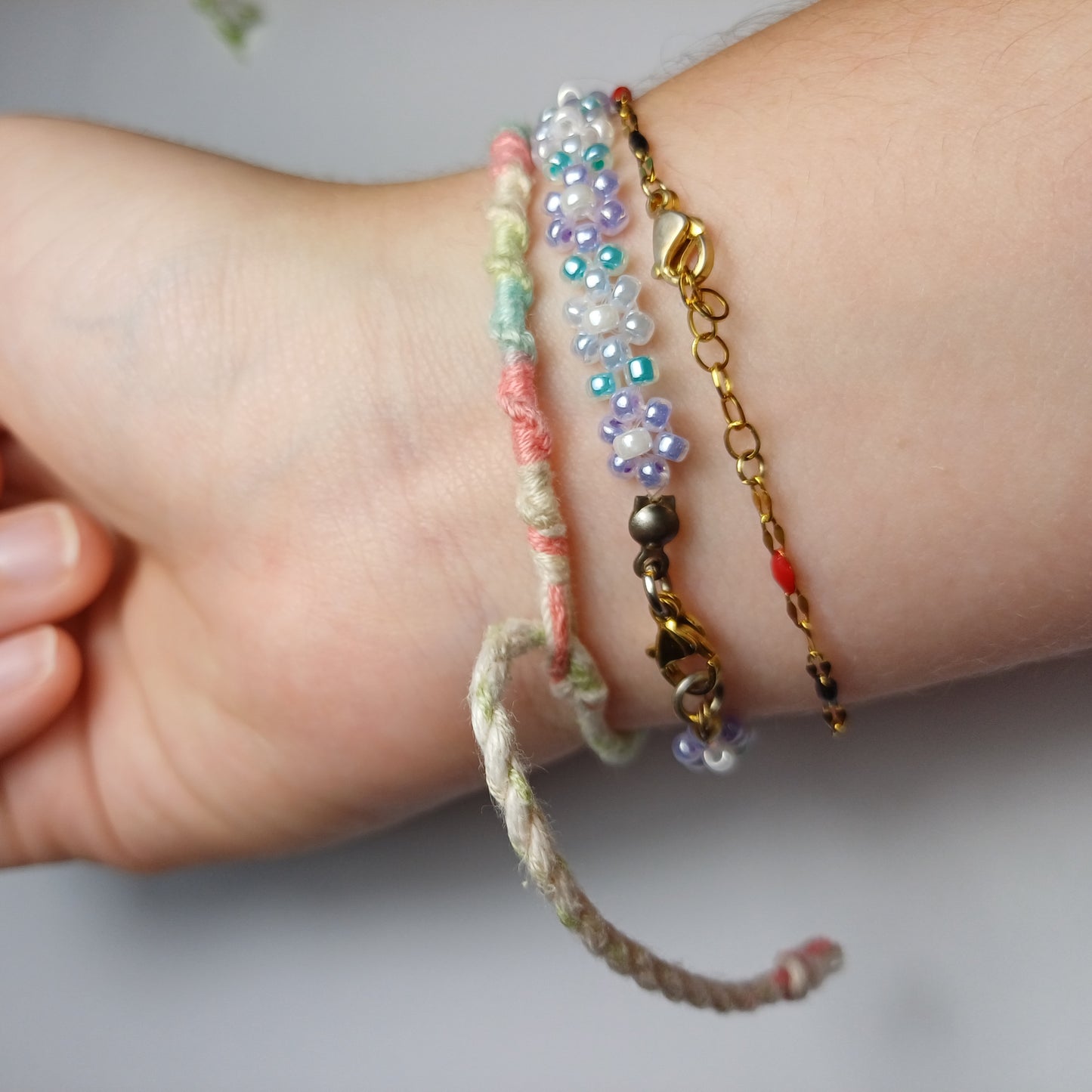 Pastel armbandje